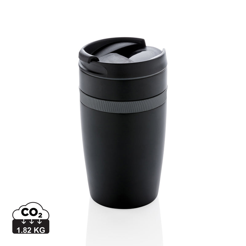 Load image into Gallery viewer, XD Xclusive Sierra leak-proof vacuum coffee tumbler in stainless steel, showcasing its sleek, insulated design for hot and cold drinks.
