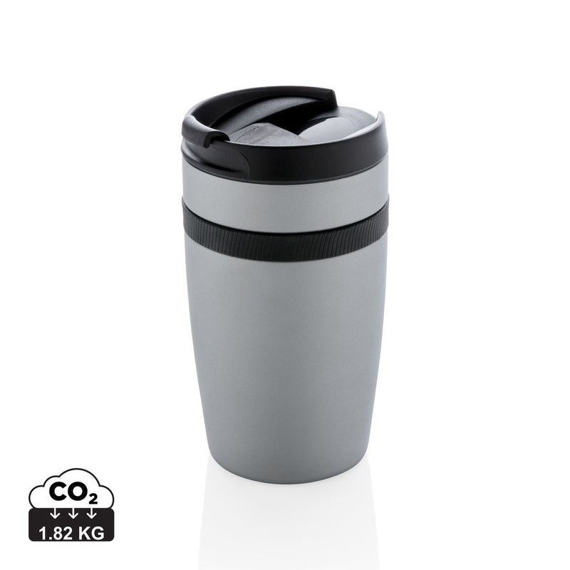 Load image into Gallery viewer, XD Xclusive Sierra leak-proof vacuum coffee tumbler in stainless steel, insulated drinkware for hot and cold beverages.
