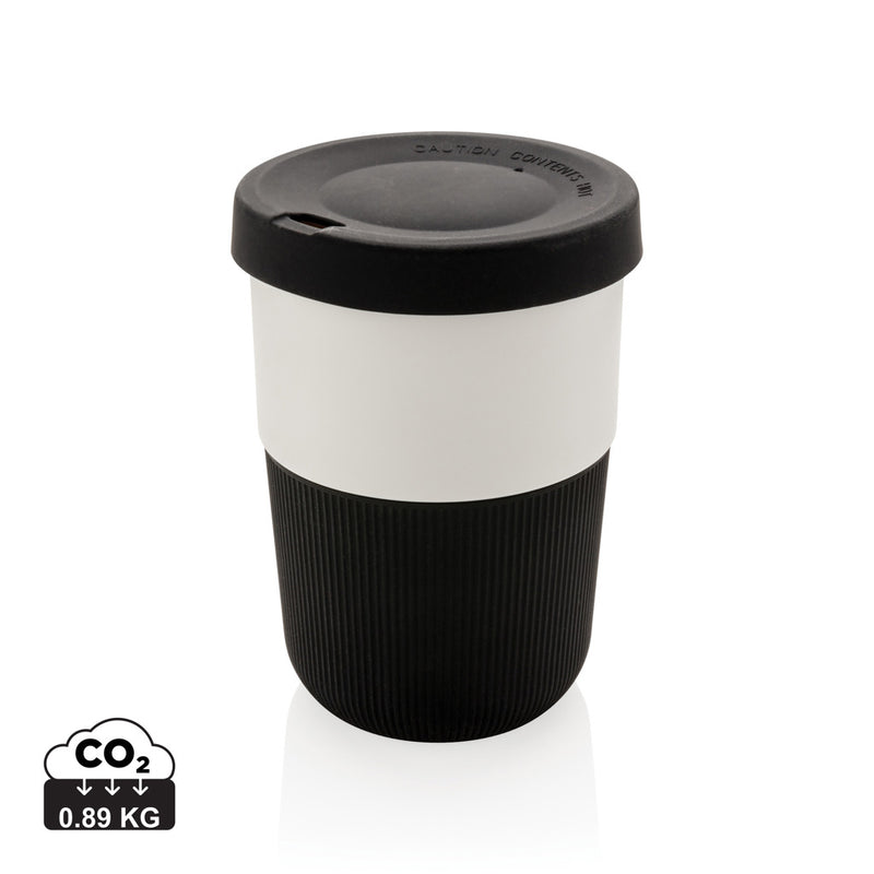 Load image into Gallery viewer, XD Collection PLA coffee to go cup, 380ml drinkware with biodegradable PLA material, suitable for hot beverages.
