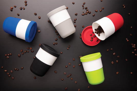 XD Collection PLA coffee to go cup, 380ml drinkware with a biodegradable design, suitable for hot beverages and on-the-go use.