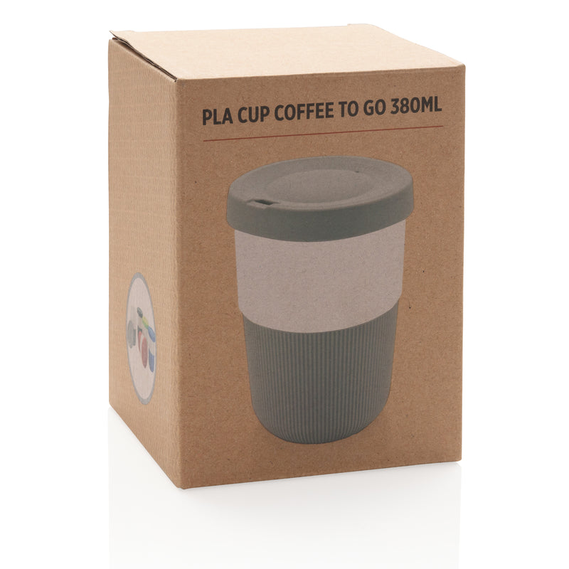 Load image into Gallery viewer, Disposable PLA coffee cup from XD Collection, 380ml capacity, featuring a clear plastic design for hot beverages.
