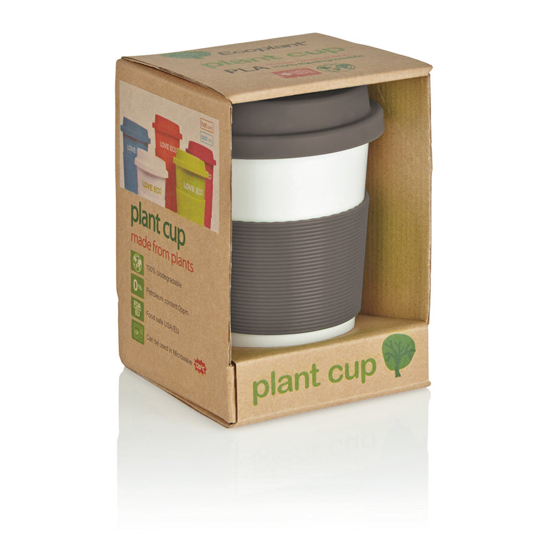 Load image into Gallery viewer, Pink PLA coffee cup from XD Collection drinkware line, featuring a sleek, eco-friendly design suitable for hot beverages.
