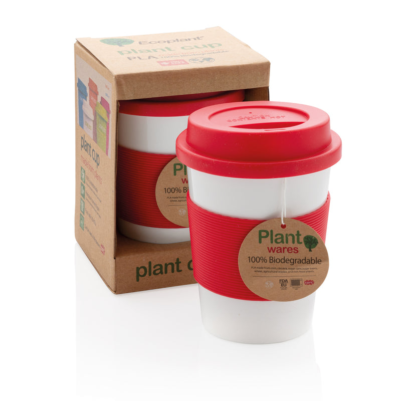Load image into Gallery viewer, Plain white PLA coffee cup from XD Collection, durable drinkware with a smooth surface and classic design.
