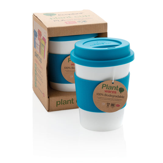 XD Collection PLA coffee cup, eco-friendly reusable drinkware with a sleek design, ideal for hot beverages.