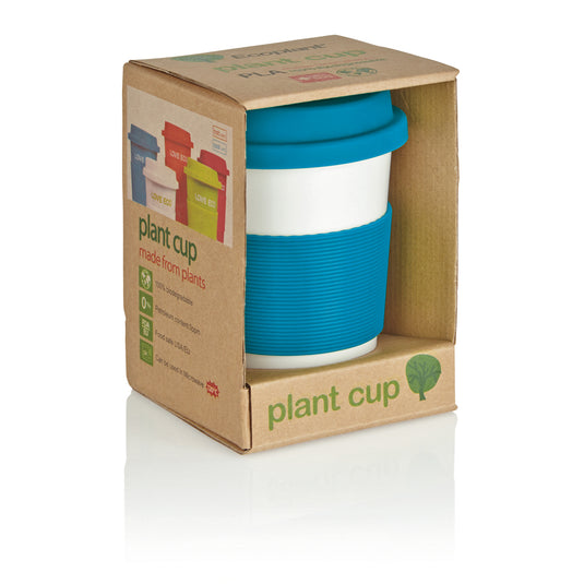 Pink PLA coffee cup from XD Collection drinkware line with a smooth surface and rounded shape.