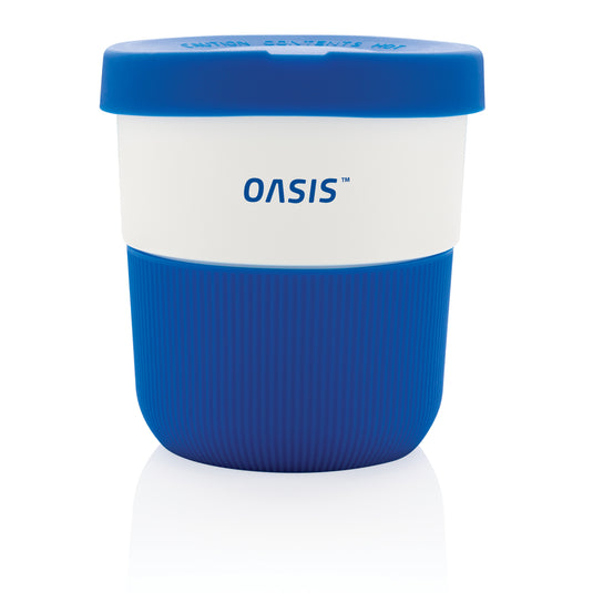 XD Collection PLA coffee to go cup, eco-friendly drinkware with a lid, ideal for hot beverages on the go.