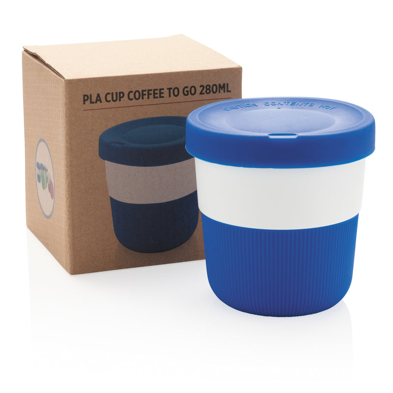 Load image into Gallery viewer, XD Collection PLA coffee to go cup, eco-friendly disposable drinkware with a lid, ideal for takeout coffee on the go
