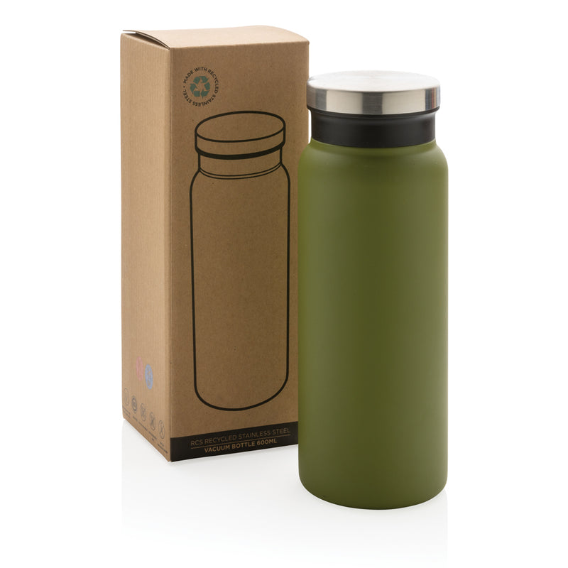 Load image into Gallery viewer, RCS Recycled stainless steel vacuum bottle 600ML - Custom Wood Designs
