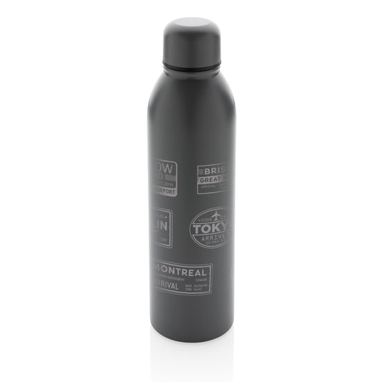 RCS Recycled stainless steel vacuum bottle 500ML - Custom Wood Designs