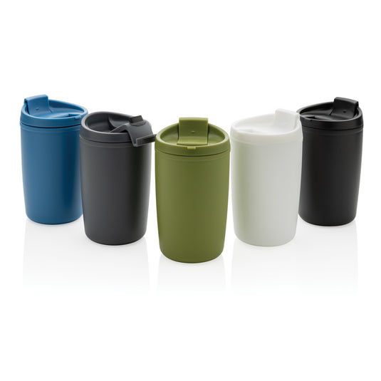 GRS Recycled PP tumbler with flip lid - Custom Wood Designs