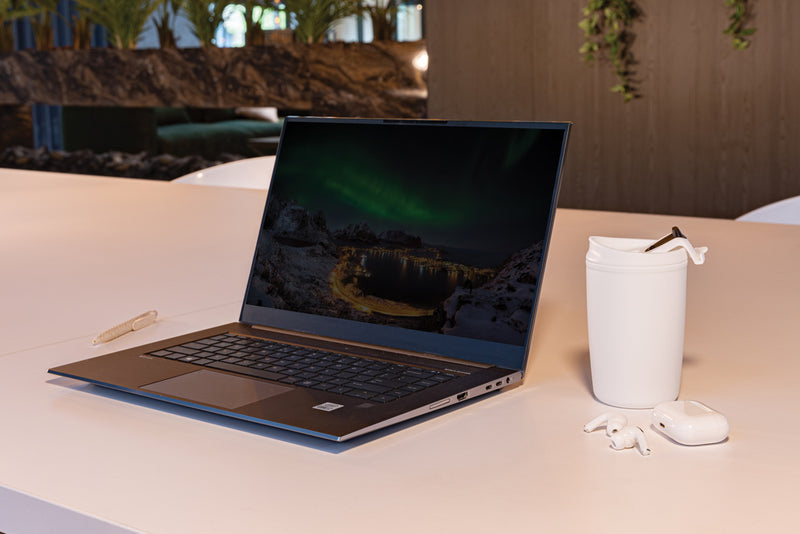 Load image into Gallery viewer, GRS Recycled PP tumbler with flip lid - Custom Wood Designs
