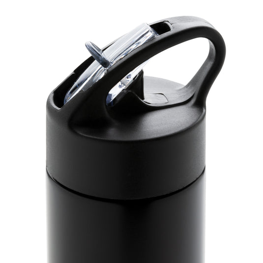 XD Xclusive sport bottle with straw, durable drinkware featuring a convenient straw for easy hydration during activities.