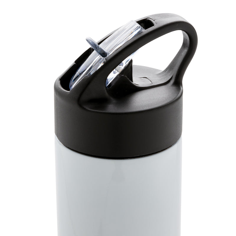 Load image into Gallery viewer, XD Xclusive sport bottle with straw, durable drinkware featuring a flip-top lid and ergonomic design for active use
