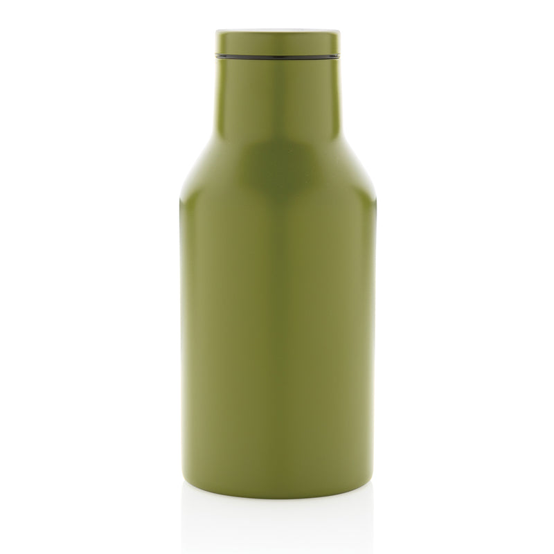Load image into Gallery viewer, Recycled stainless steel compact bottle from XD Collection, eco-friendly drinkware with a sleek, modern design.
