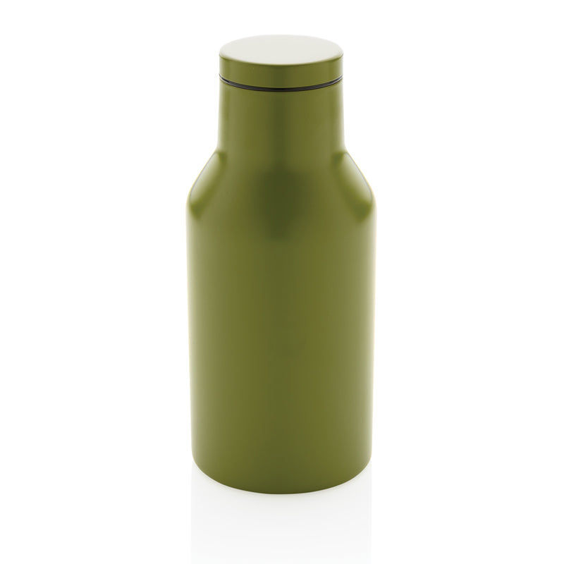 Load image into Gallery viewer, Recycled stainless steel compact bottle from XD Collection RCS drinkware, sleek and eco-friendly for on-the-go hydration.
