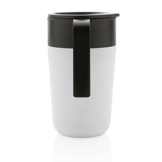 GRS Recycled PP and SS mug with handle - Custom Wood Designs