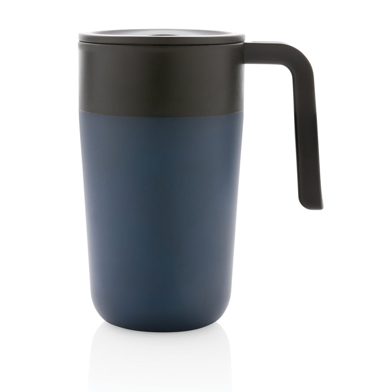 Load image into Gallery viewer, GRS Recycled PP and SS mug with handle - Custom Wood Designs
