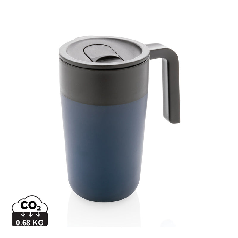 Load image into Gallery viewer, GRS Recycled PP and SS mug with handle - Custom Wood Designs
