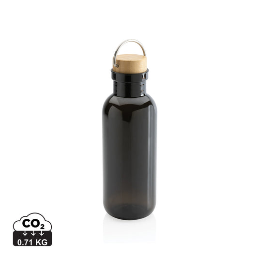 RCS RPET bottle with bamboo lid and handle - Custom Wood Designs