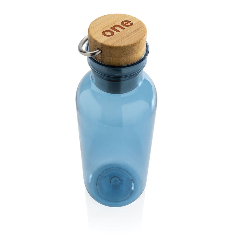 Load image into Gallery viewer, RCS RPET bottle with bamboo lid and handle - Custom Wood Designs

