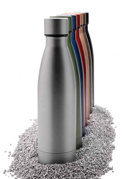 RCS Recycled stainless steel solid vacuum bottle - Custom Wood Designs