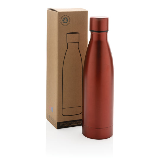 RCS Recycled stainless steel solid vacuum bottle - Custom Wood Designs