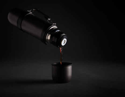 Vacuum flask with 2 cups - Custom Wood Designs