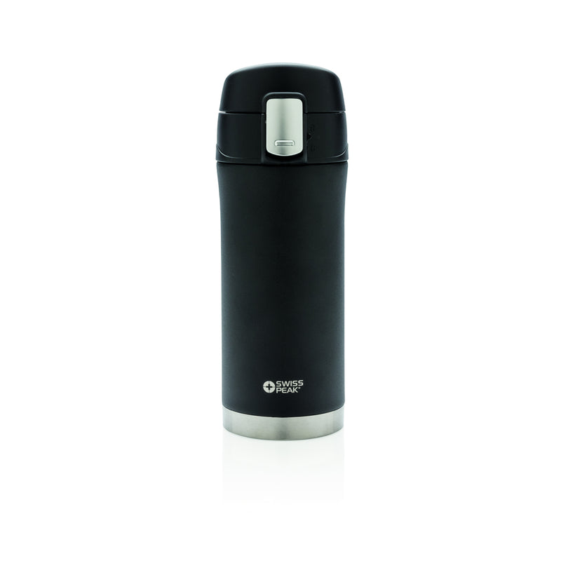Load image into Gallery viewer, Swiss Peak Elite copper vacuum mug for hot and cold drinks, featuring a sleek stainless steel design and secure lid.
