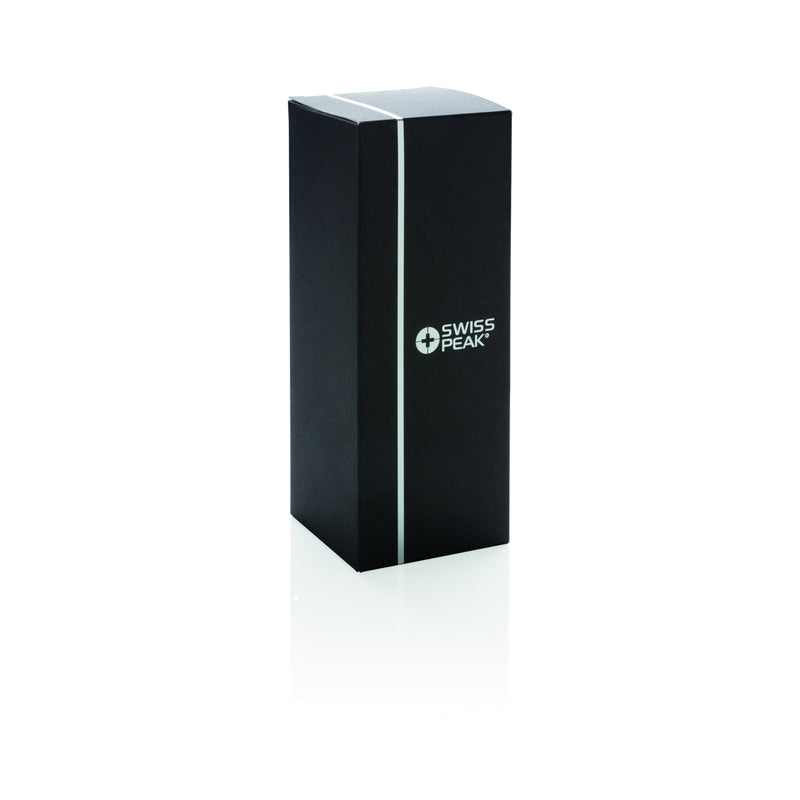 Load image into Gallery viewer, Swiss Peak Elite copper vacuum mug, sleek drinkware with a polished exterior, designed for hot and cold beverage insulation.
