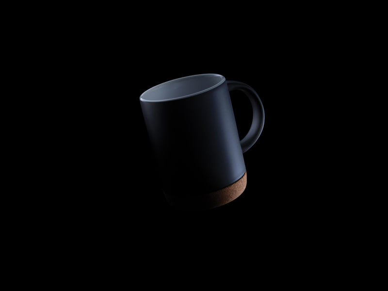 Load image into Gallery viewer, Ceramic mug with cork base 280ml - Custom Wood Designs
