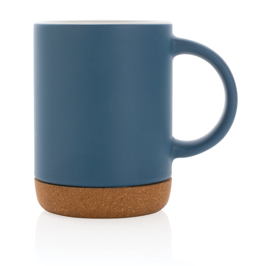 Ceramic mug with cork base 280ml - Custom Wood Designs