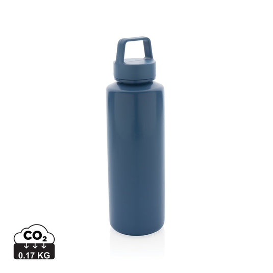 RCS certified recycled PP water bottle with handle - Custom Wood Designs