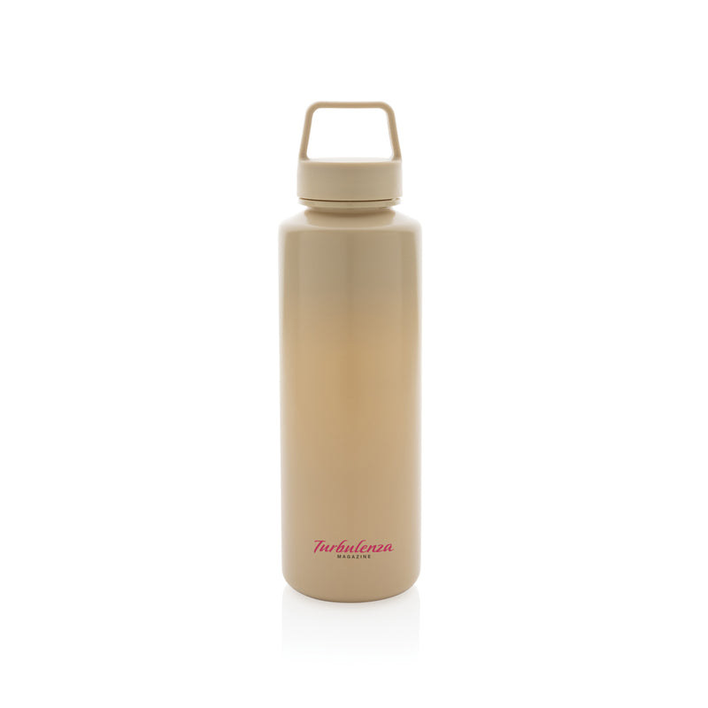 Load image into Gallery viewer, RCS certified recycled PP water bottle with handle - Custom Wood Designs
