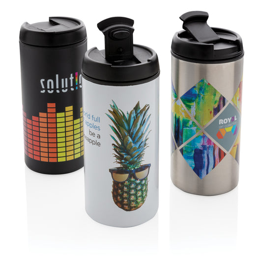 Metro RCS Recycled stainless steel tumbler - Custom Wood Designs