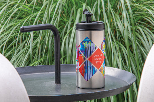 Metro RCS Recycled stainless steel tumbler - Custom Wood Designs