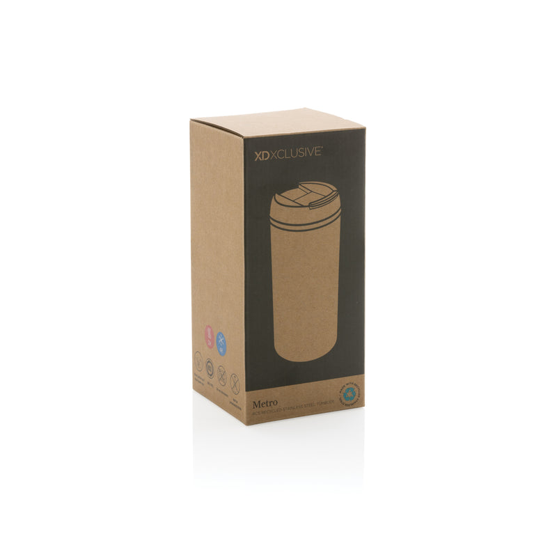 Load image into Gallery viewer, Metro RCS Recycled stainless steel tumbler - Custom Wood Designs

