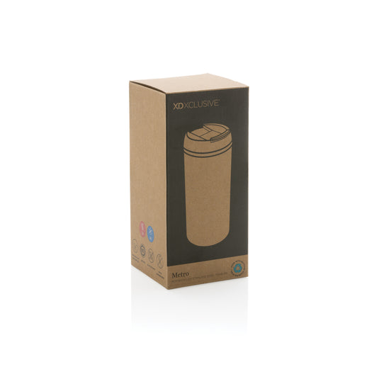 Metro RCS Recycled stainless steel tumbler - Custom Wood Designs