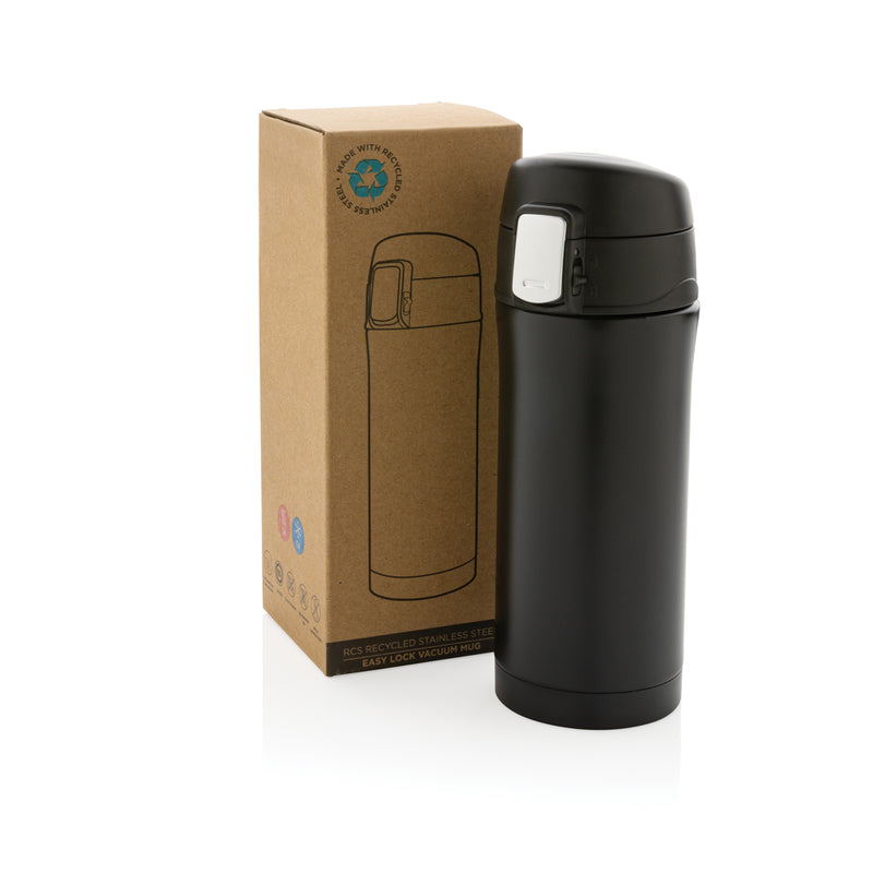 Load image into Gallery viewer, RCS Recycled stainless steel easy lock vacuum mug - Custom Wood Designs
