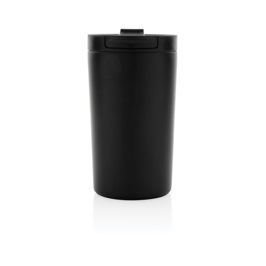 XD Collection RCS RSS double wall vacuum leakproof lock mug for hot and cold drinks, black drinkware with secure lid