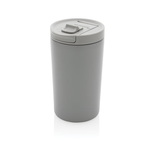XD Collection RCS RSS double wall vacuum leakproof lock mug for hot and cold beverages, shown in a sleek drinkware design.