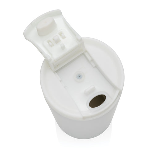 XD Collection RCS RSS double wall vacuum leakproof lock mug for hot and cold drinks, shown with a sleek black finish.