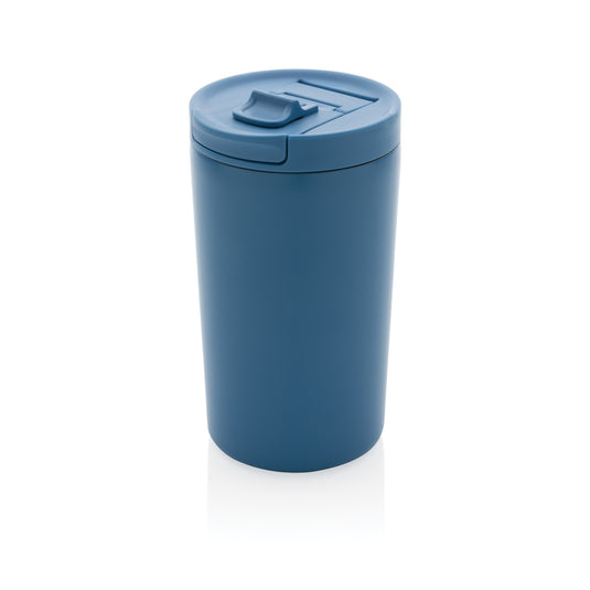 XD Collection RCS RSS double wall vacuum leakproof lock mug, stainless steel drinkware with secure lid and thermal insulation.