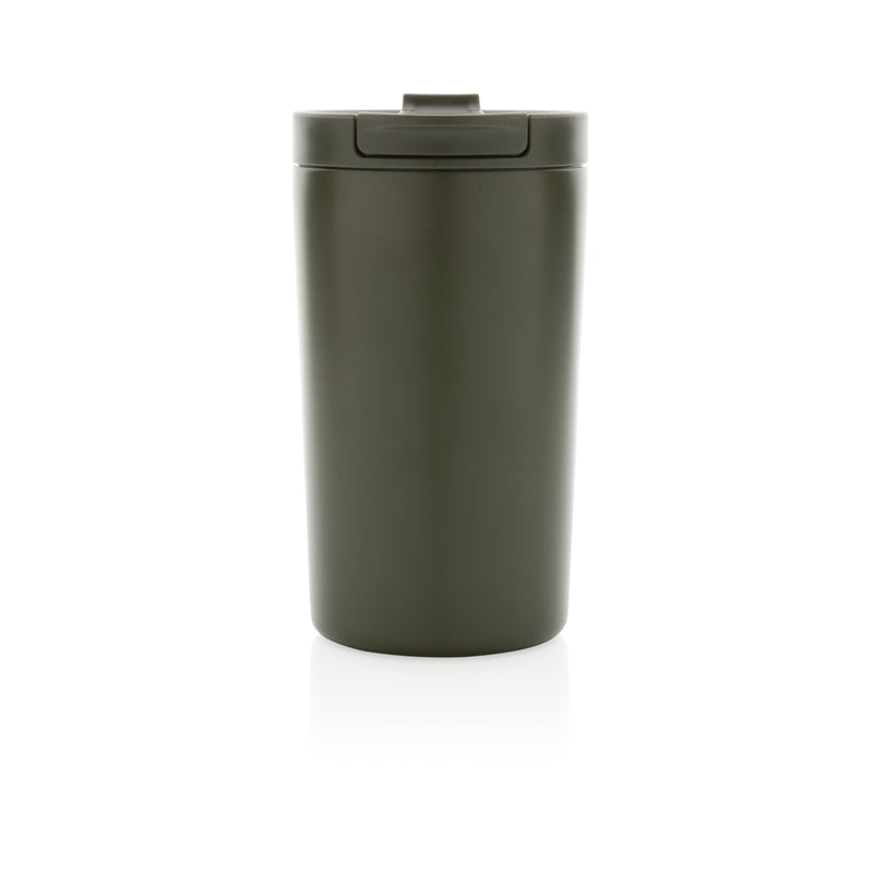 Load image into Gallery viewer, XD Collection RCS RSS double wall vacuum leakproof lock mug in black, showing the sleek insulated drinkware with secure lid.
