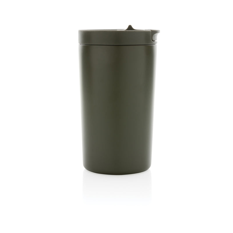 Load image into Gallery viewer, XD Collection RCS RSS double wall vacuum leakproof lock mug, orange drinkware with secure lid and insulated design.
