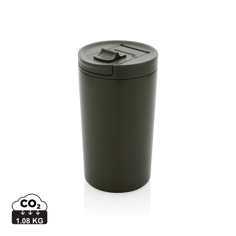 Load image into Gallery viewer, XD Collection RCS RSS double wall vacuum leakproof lock mug in sleek stainless steel, showcasing its lid and insulated design.
