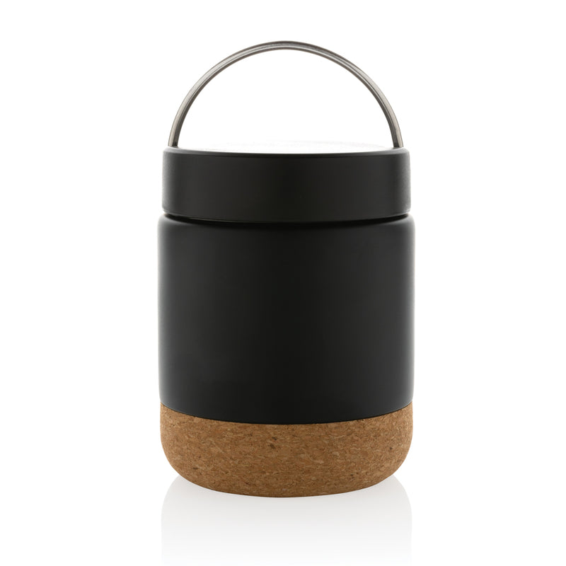 Load image into Gallery viewer, Recycled stainless steel food flask from XD Collection, RCS certified, with a sleek, durable design for home and on-the-go use.
