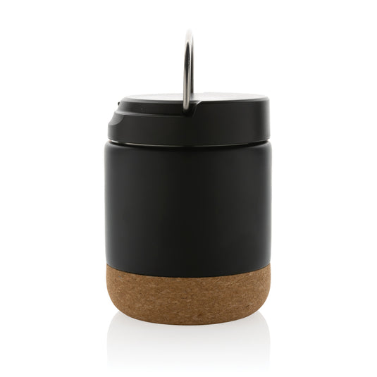 Stainless steel food flask from XD Collection, RCS certified recycled stainless steel, ideal for home and outdoor use.
