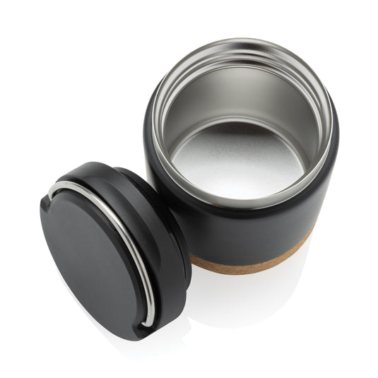 XD Collection stainless steel food flask made from recycled materials, ideal for home and on-the-go food storage.