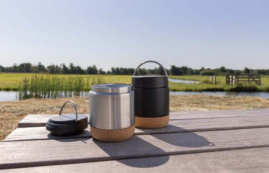 XD Collection stainless steel recycled food flask, RCS certified, ideal for home and living, with a sleek, durable design.