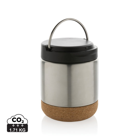 Stainless steel food flask by XD Collection, RCS certified recycled stainless steel, ideal for home and on-the-go food storage.